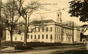 Arlington Town Hall looking SW