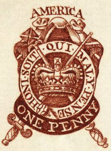 The 1765 Stamp Act created a direct tax of one penny per sheet on newspapers and required that the newspapers be printed on stamped paper purchased from government agents.