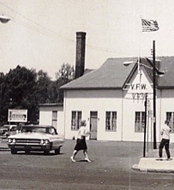 1964: Views of Arlington Center west of Mystic Street