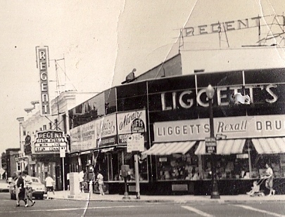 1964: Views of Arlington Center east of Mystic Street